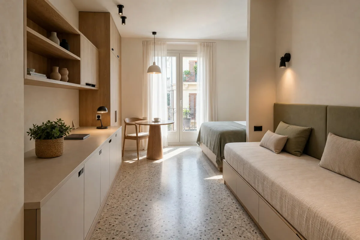 Visualización orientativa de mobiliario a medida para hoteles en Benalmádena